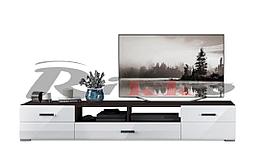Тумба под ТВ Ларго (2,0 м) - Венге / Белый