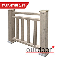 Ограждение из ДПК Outdoor "Классик плюс" 1000*1000 мм. 3D STORM GREY