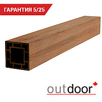 Столб ДПК Outdoor 120*120*3000 мм. STORM дуб