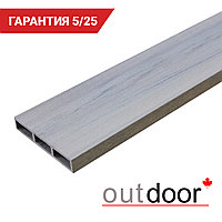 Доска заборная ДПК Outdoor 115*22*3000 мм. шлифованная серая микс