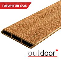 Доска Ромбус ДПК Outdoor 122*22*4000 мм. STORM дуб