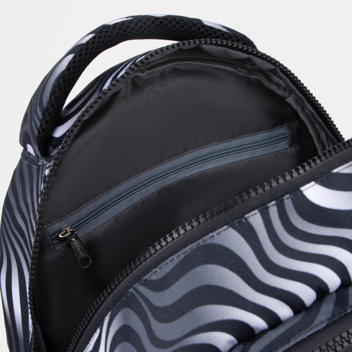 Рюкзак на молнии, цвет чёрный - фото 5 - id-p178139486