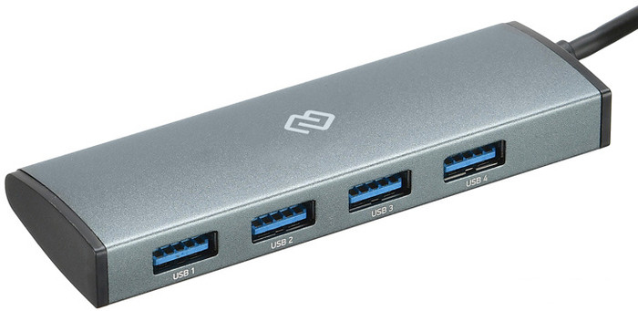 USB-хаб Digma HUB-4U3.0-UC-G - фото 1 - id-p177905283