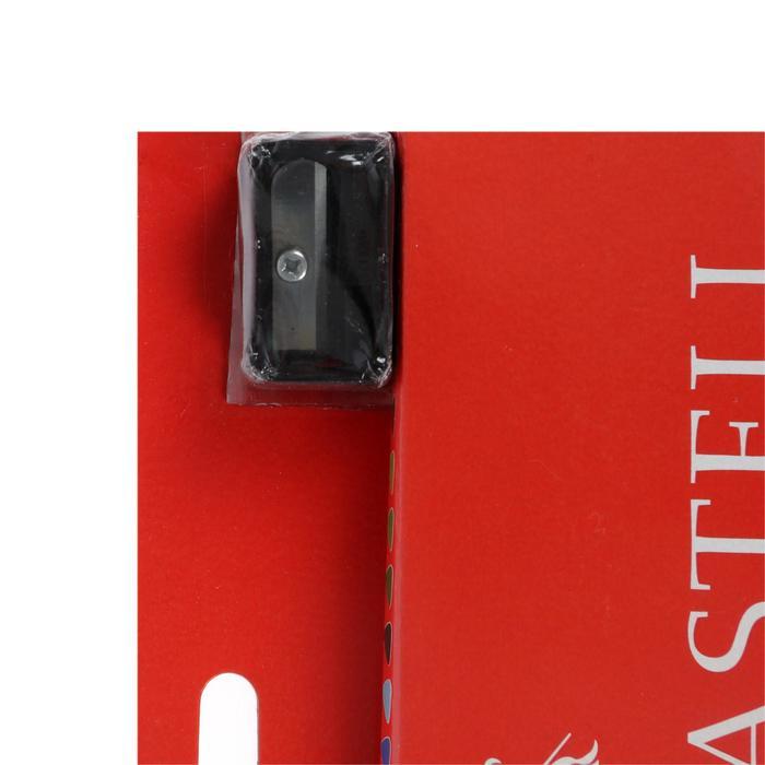 Карандаши 24 цвета Faber-Castell Eco трёхгранные с точилкой, картонная коробка - фото 5 - id-p178141577