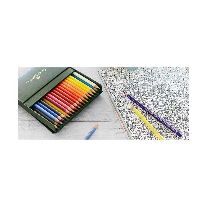 Карандаши художественные набор Faber-Castell Polychromos® 36 цветов, в коробке из искусственной кожи - фото 3 - id-p178141596