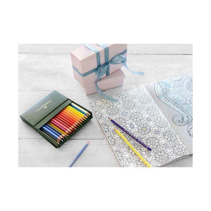 Карандаши художественные набор Faber-Castell Polychromos® 36 цветов, в коробке из искусственной кожи - фото 4 - id-p178141596