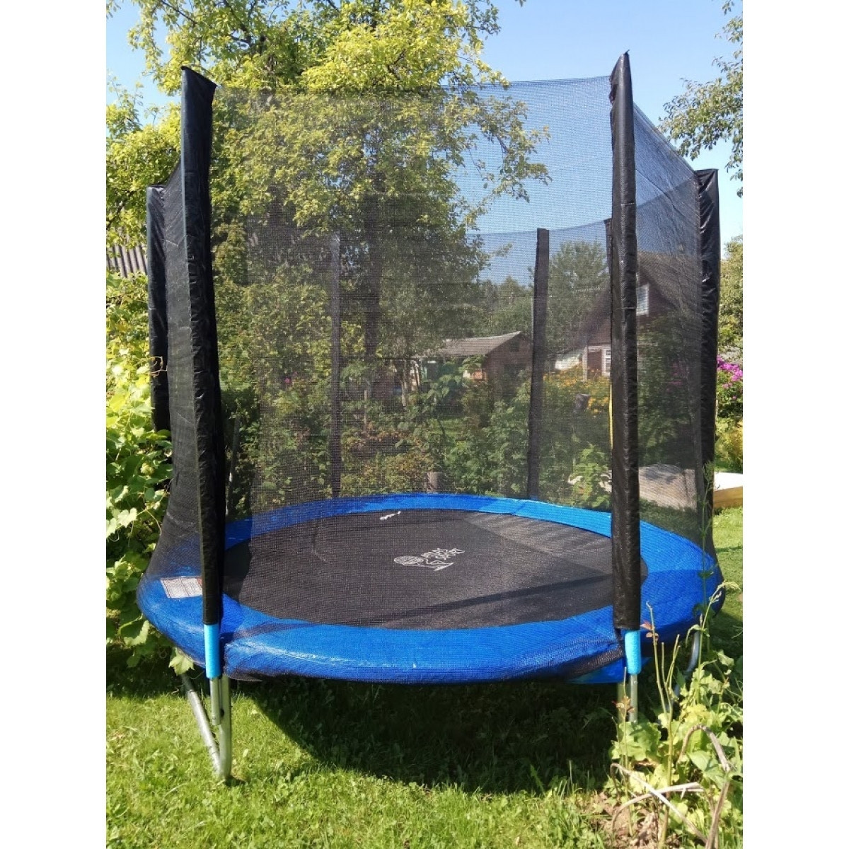 Батут Atlas Sport 140 см - 4.5ft с внешней сеткой (на эластичных ремнях) - фото 2 - id-p124372892