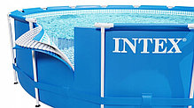 Каркасный бассейн Intex 366х76 см с фильтр насосом Metal Frame 28212, фото 2