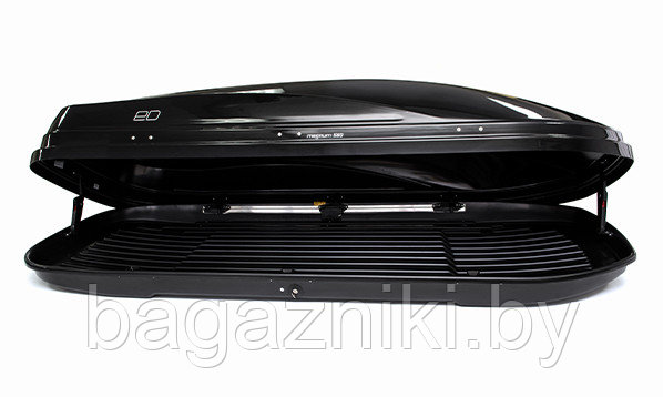 Автобокс Магнум 580 Евродеталь черный карбон (220х84х42см;580л) - фото 2 - id-p178147485