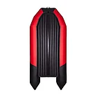 Надувная лодка ПВХ Таймень NX 3200 НДНД PRO "Комби" красный/черный, фото 4