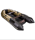 Надувная лодка ПВХ Таймень NX 3200 НДНД PRO камуфляж камыш/чёрный, фото 7