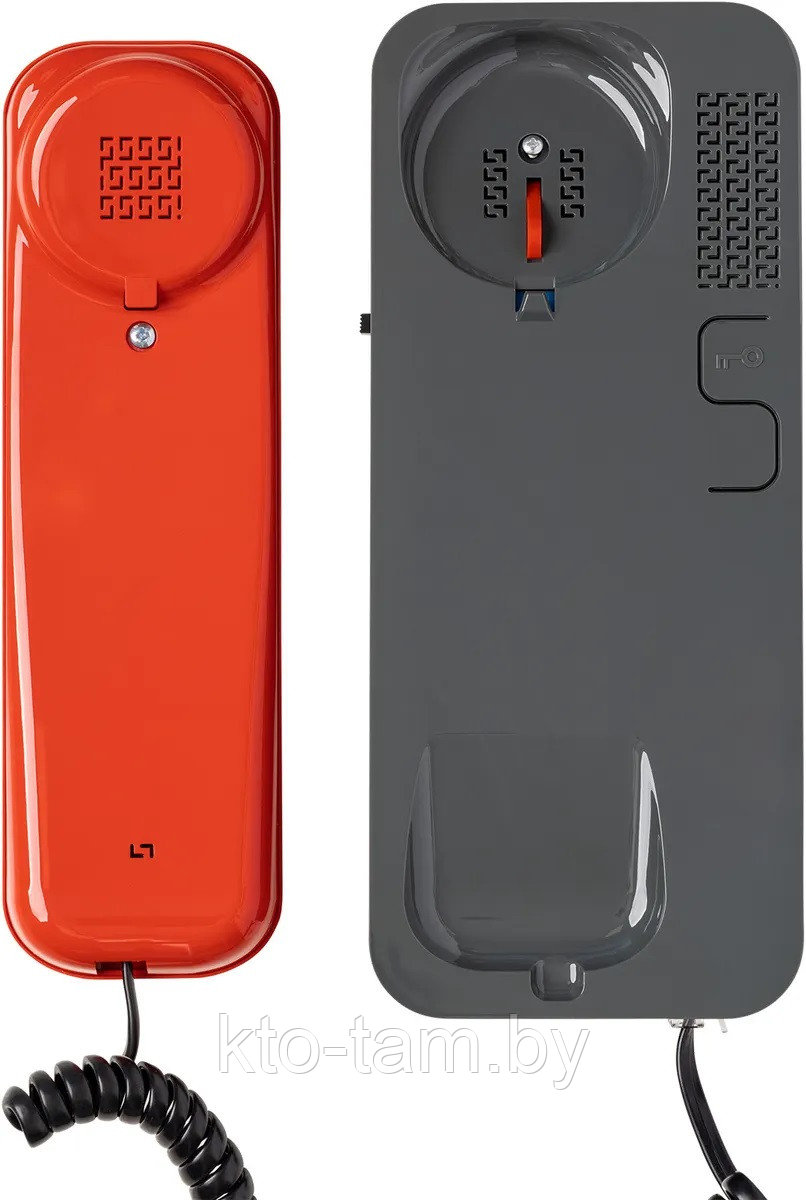 Домофонные трубки Cyfral Smart- B (красно-графитовая) под ПИРРС - фото 2 - id-p160427507