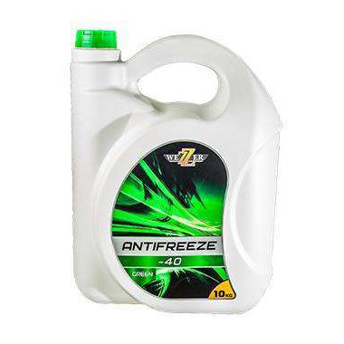 Антифриз зеленый WEZZER Antifreez-40 Green G-11 10 кг 4634065 - фото 1 - id-p176201860