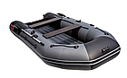 Лодка надувная ПВХ Таймень NX 3800 НДНД PRO Графит/черный, фото 3