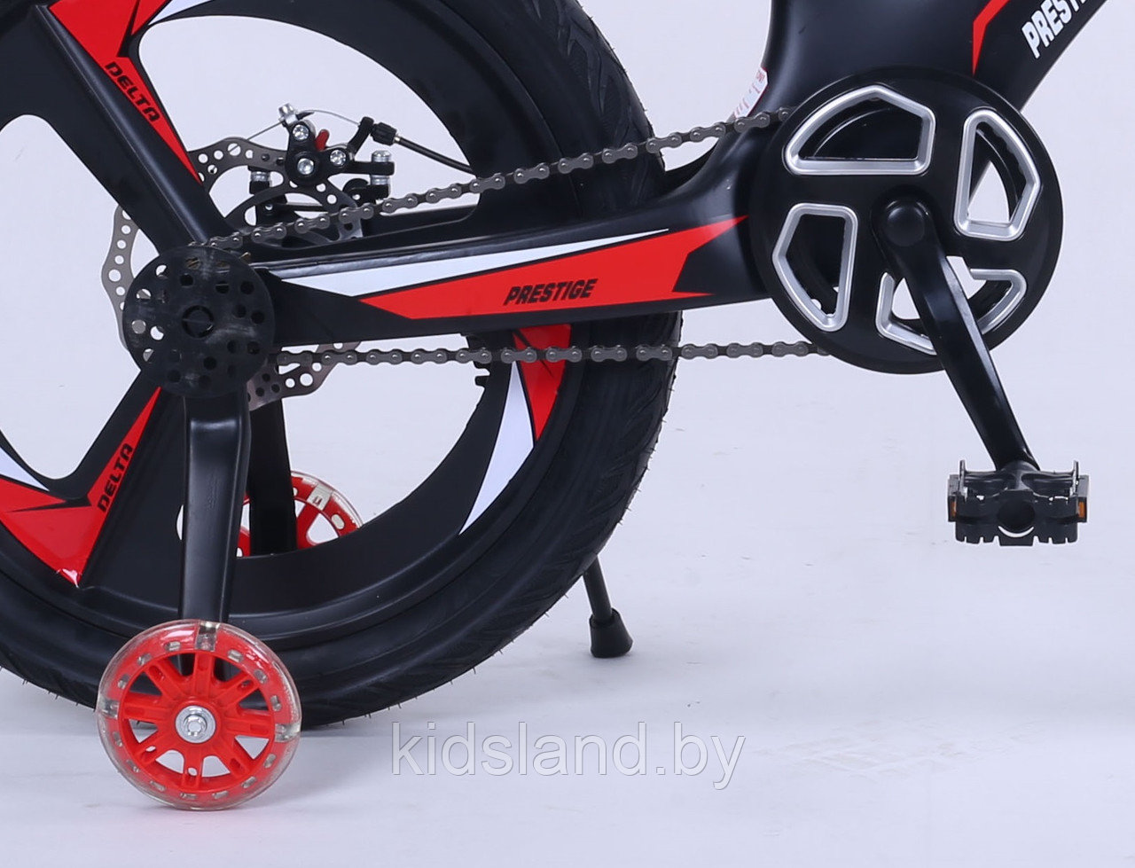 НОВИНКА! Детский облегченный велосипед Delta Prestige MAXX 20''L (чёрно-красный) - фото 5 - id-p178154132