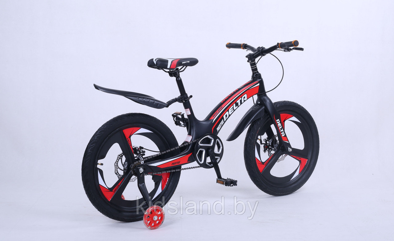 НОВИНКА! Детский облегченный велосипед Delta Prestige MAXX 20''L (чёрно-красный) - фото 3 - id-p178154132