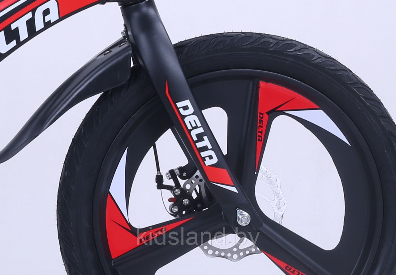 НОВИНКА! Детский облегченный велосипед Delta Prestige MAXX 20''L (чёрно-красный) - фото 9 - id-p178154132