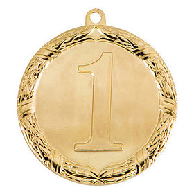 Медаль 1-е  место ,  6 см , без ленты