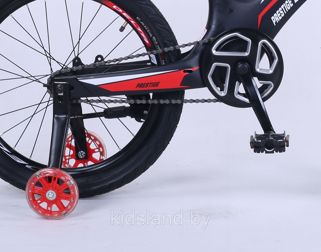 НОВИНКА! Детский облегченный велосипед Delta Prestige MAXX 20'' (чёрно-красный) - фото 9 - id-p178154280