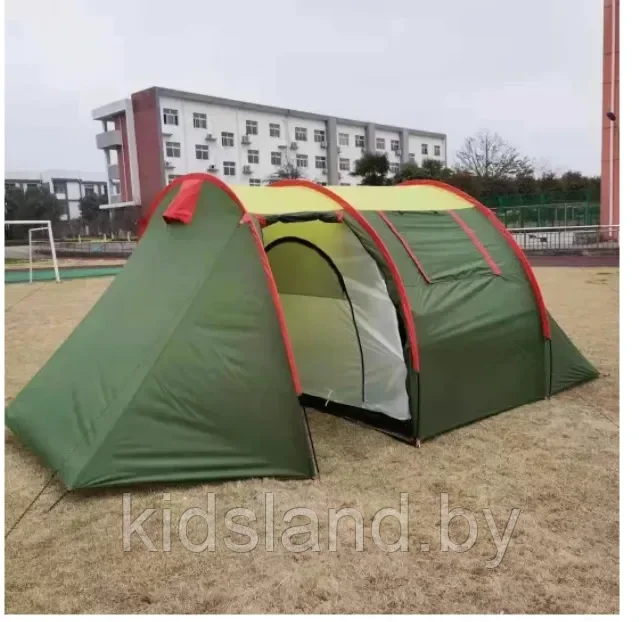 Четырехместная палатка MirCamping 450 (80+130+240)*260*170 см c большим тамбуром - фото 2 - id-p178154324