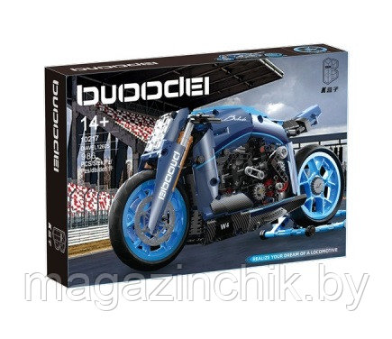 Конструктор Мотоцикл, Bugatti Diavel 1260S, KING 10217, 986 дет - фото 2 - id-p178154457