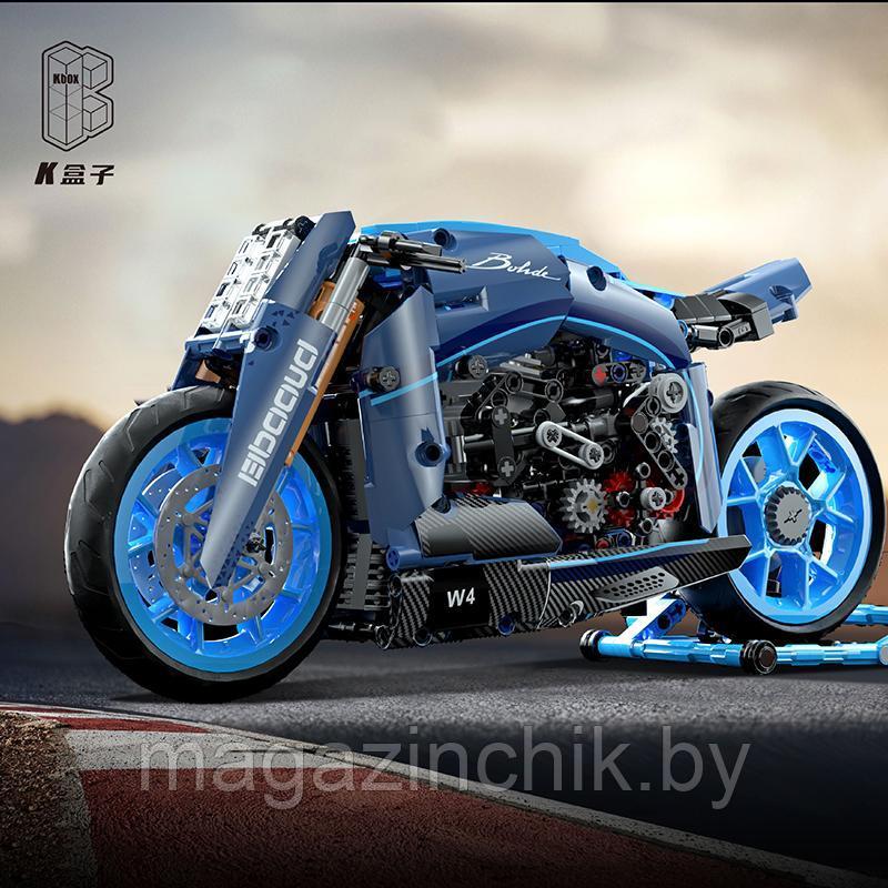 Конструктор Мотоцикл, Bugatti Diavel 1260S, KING 10217, 986 дет - фото 3 - id-p178154457