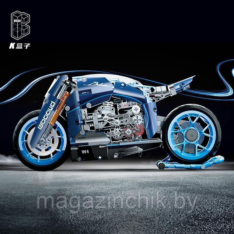 Конструктор Мотоцикл, Bugatti Diavel 1260S, KING 10217, 986 дет - фото 4 - id-p178154457