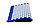 Коврик массажный акупунктурный SiPL XL оранжевый/синий, фото 4