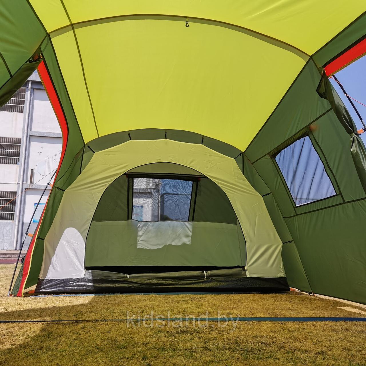 Четырехместная палатка MirCamping (155+120+120+155)x240x180 смc двумя комнатами - фото 4 - id-p178154880
