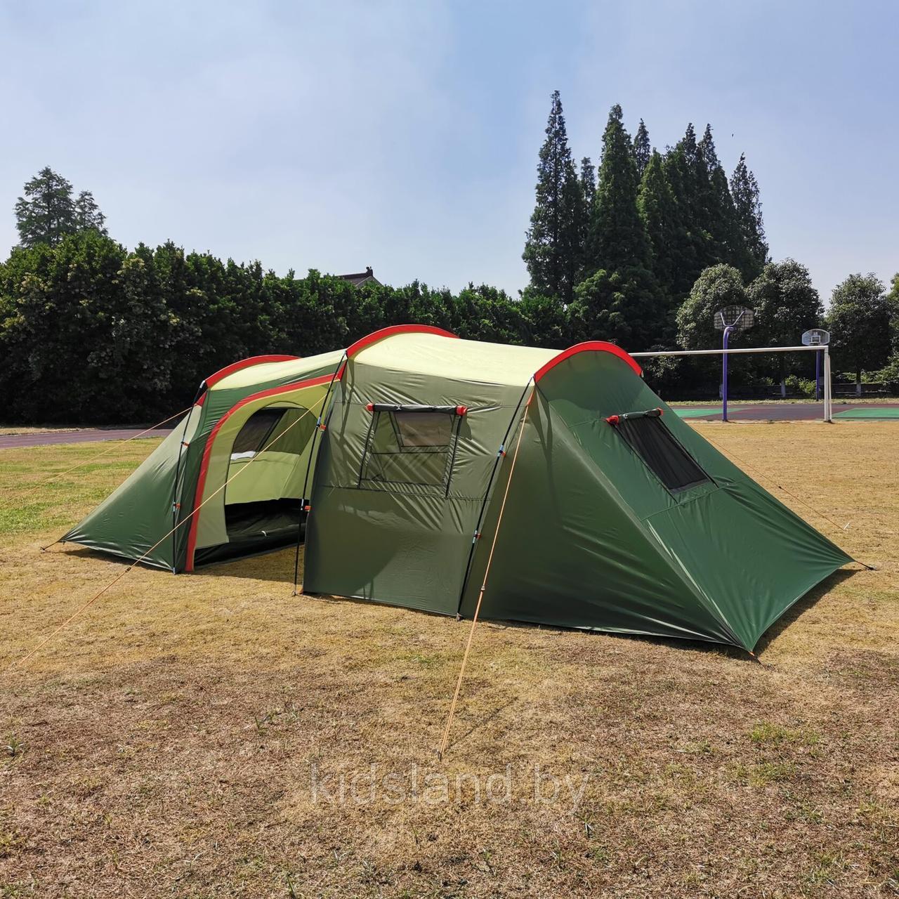Четырехместная палатка MirCamping (155+120+120+155)x240x180 смc двумя комнатами - фото 8 - id-p178154880