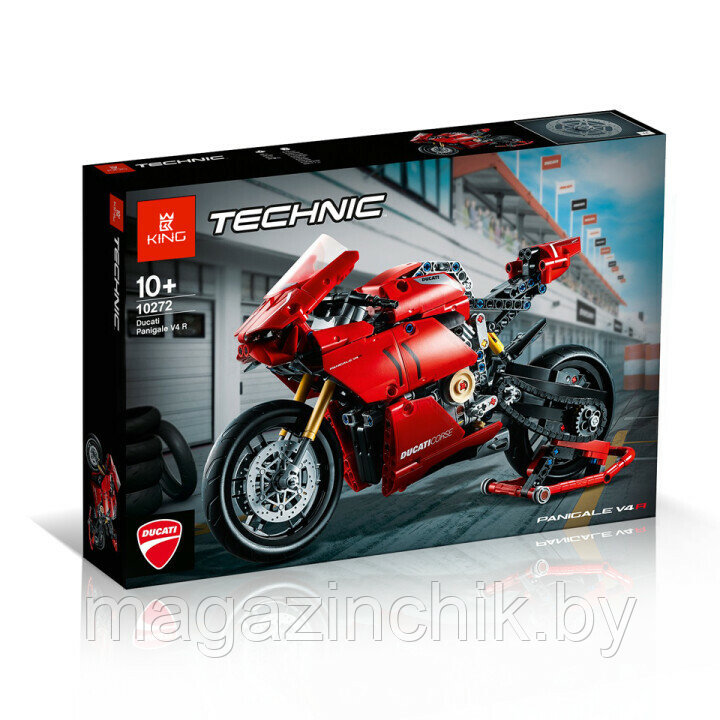 Конструктор Мотоцикл, Ducati Panigale V4 R, KING 10272, 764 дет