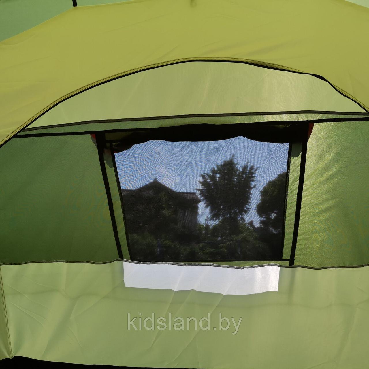 Четырехместная кемпинговая палатка MirCamping 260*(220+220)*210 см. - фото 4 - id-p178155156