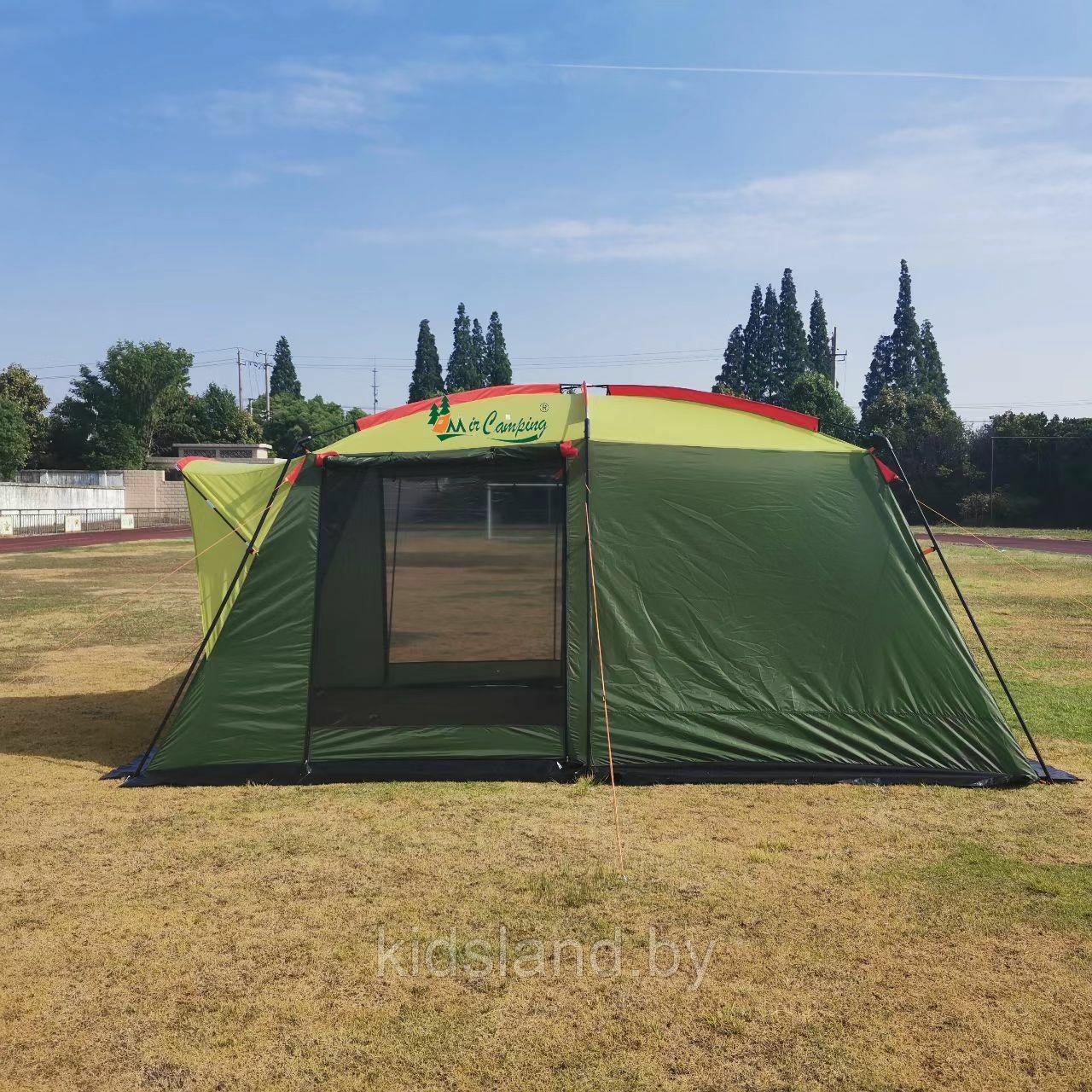 Четырехместная кемпинговая палатка MirCamping 260*(220+220)*210 см. - фото 7 - id-p178155156