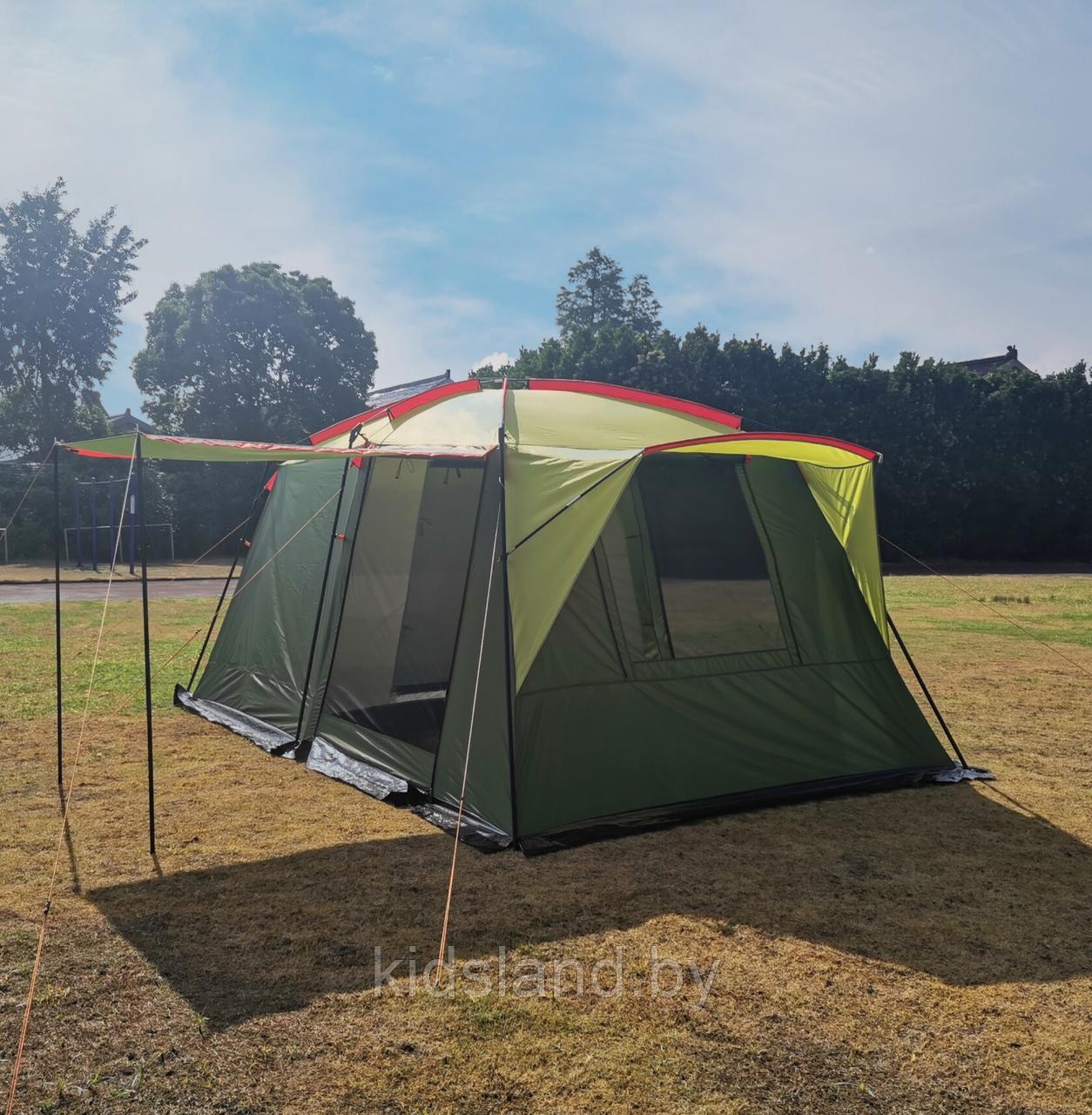 Четырехместная кемпинговая палатка MirCamping 260*(220+220)*210 см. - фото 6 - id-p178155156