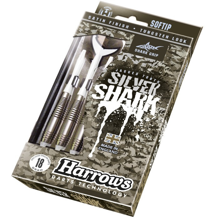 Дротики для электронного дартса Softip Harrows Silver Shark 18гр