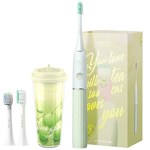 Электрическая зубная щетка Soocas Sonic Electric Toothbrush V2 (Зеленый) - фото 1 - id-p178155417