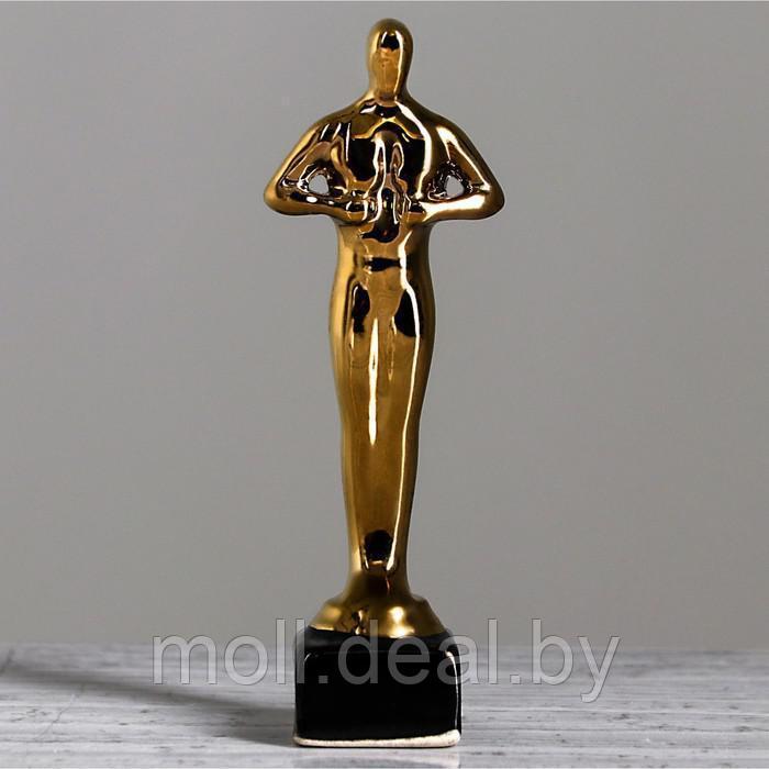Статуэтка "Оскар", покрытие булат, под нанесение, 9 см - фото 1 - id-p178118516