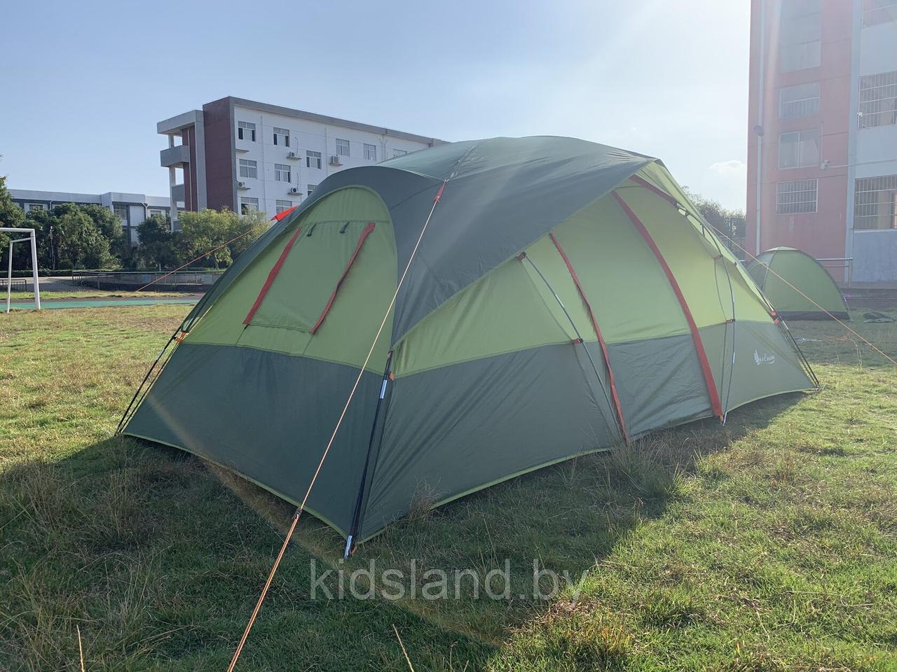 Четырехместная палатка MirCamping (145+100+145)*210*165 см с 2 комнатами и тамбуром - фото 9 - id-p178159006