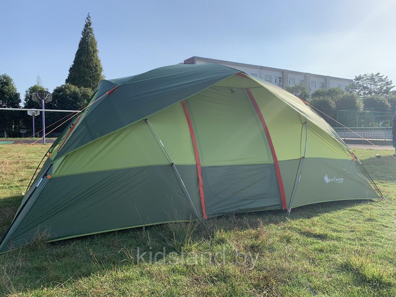 Четырехместная палатка MirCamping (145+100+145)*210*165 см с 2 комнатами и тамбуром - фото 10 - id-p178159006