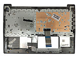 Верхняя часть корпуса (Palmrest) Lenovo Ideapad 3-15 с клавиатурой, серый, фото 2