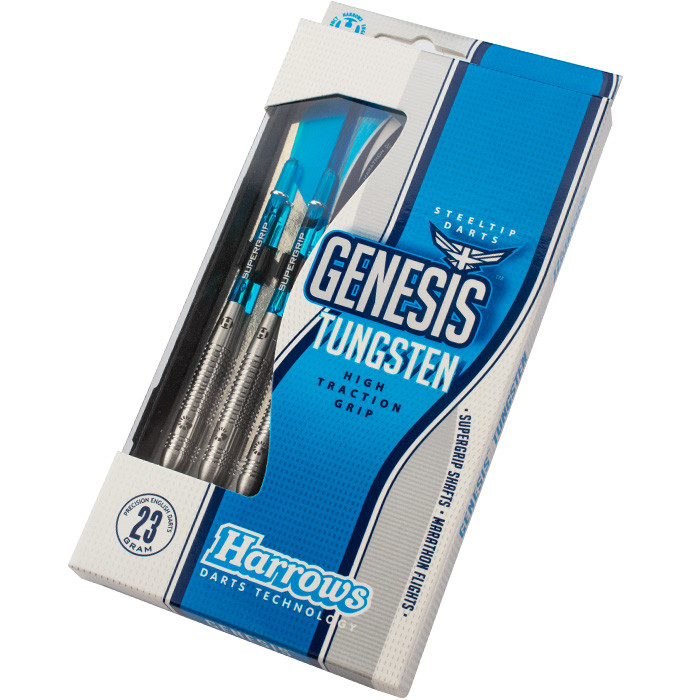Дротики для дартса Steeltip Harrows Genesis Tungsten 23гр (60% вольфрам) - фото 1 - id-p178161746