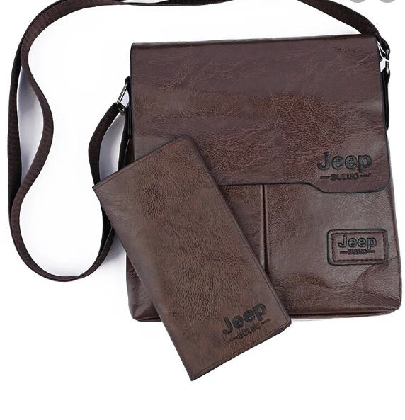 Мужская сумка и портмоне Jeep Buluo.Черный - фото 9 - id-p96932936