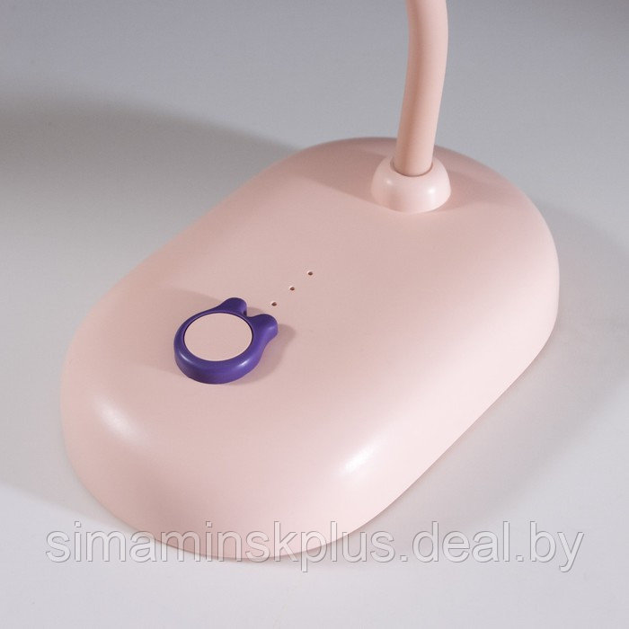 Лампа настольная "Мими" LED 3Вт диммер USB розовый 8х12,5х32 см - фото 8 - id-p178164995