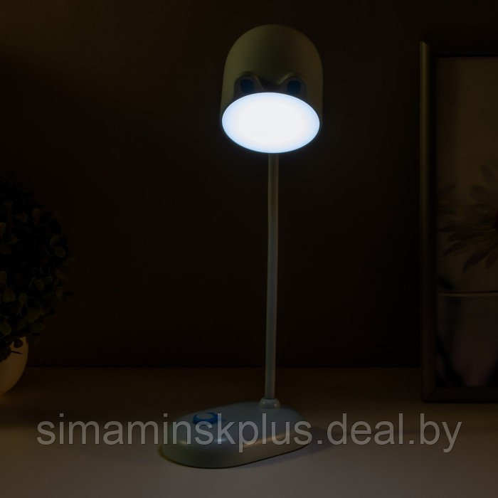 Лампа настольная "Мими" LED 3Вт диммер USB голубой 8х12,5х32 см - фото 5 - id-p178164996