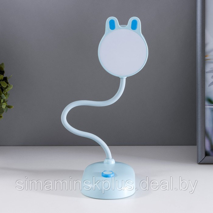Лампа настольная "Мими" LED 3Вт диммер USB голубой 8х12,5х32 см - фото 6 - id-p178164996