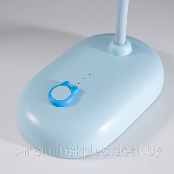 Лампа настольная "Мими" LED 3Вт диммер USB голубой 8х12,5х32 см - фото 8 - id-p178164996