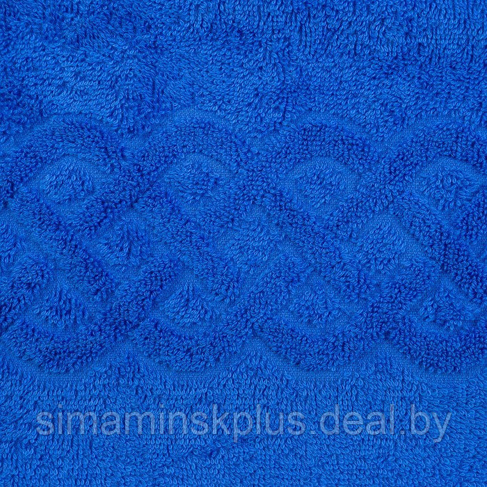 Полотенце махровое «Plait», цвет синий, 100х150 см - фото 2 - id-p178165966