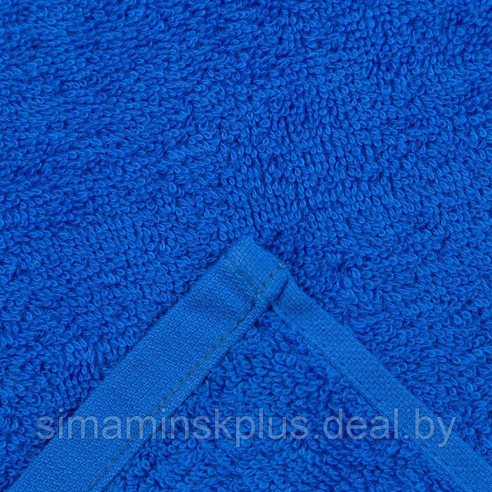 Полотенце махровое «Plait», цвет синий, 100х150 см - фото 3 - id-p178165966