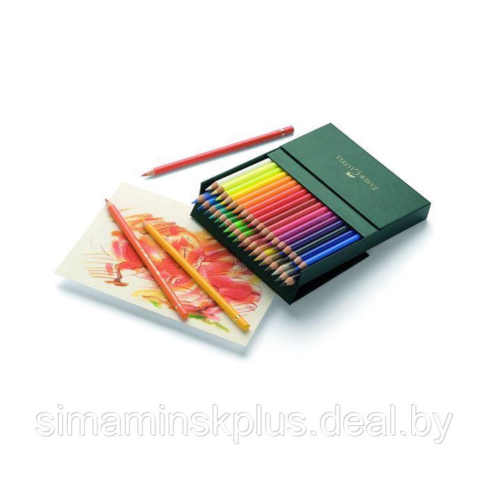 Карандаши художественные набор Faber-Castell Polychromos® 36 цветов, в коробке из искусственной кожи - фото 2 - id-p178165718