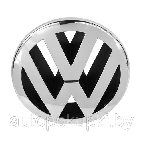 Эмблема VW GOLF6 2009-2014, в решетку радиатора 140мм, 322036 - фото 1 - id-p178246870